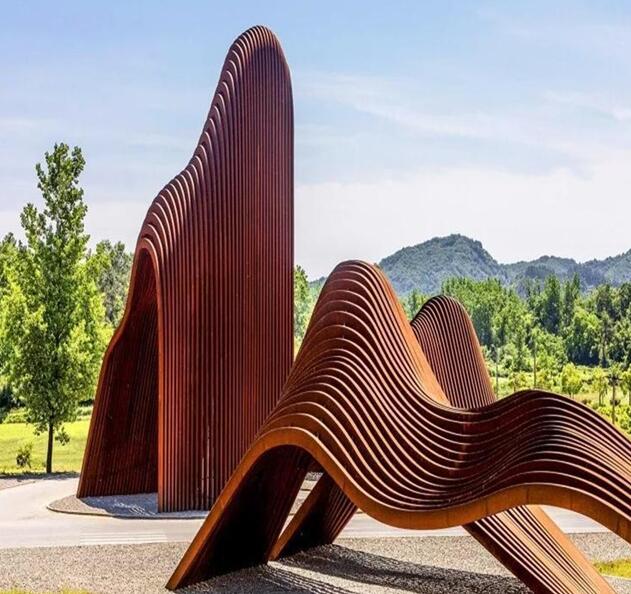 丰泽锈钢板造型